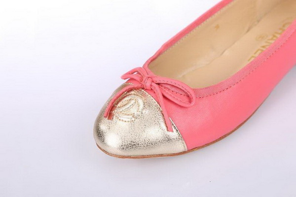 CHANEL Shallow mouth flat shoes Women--106
